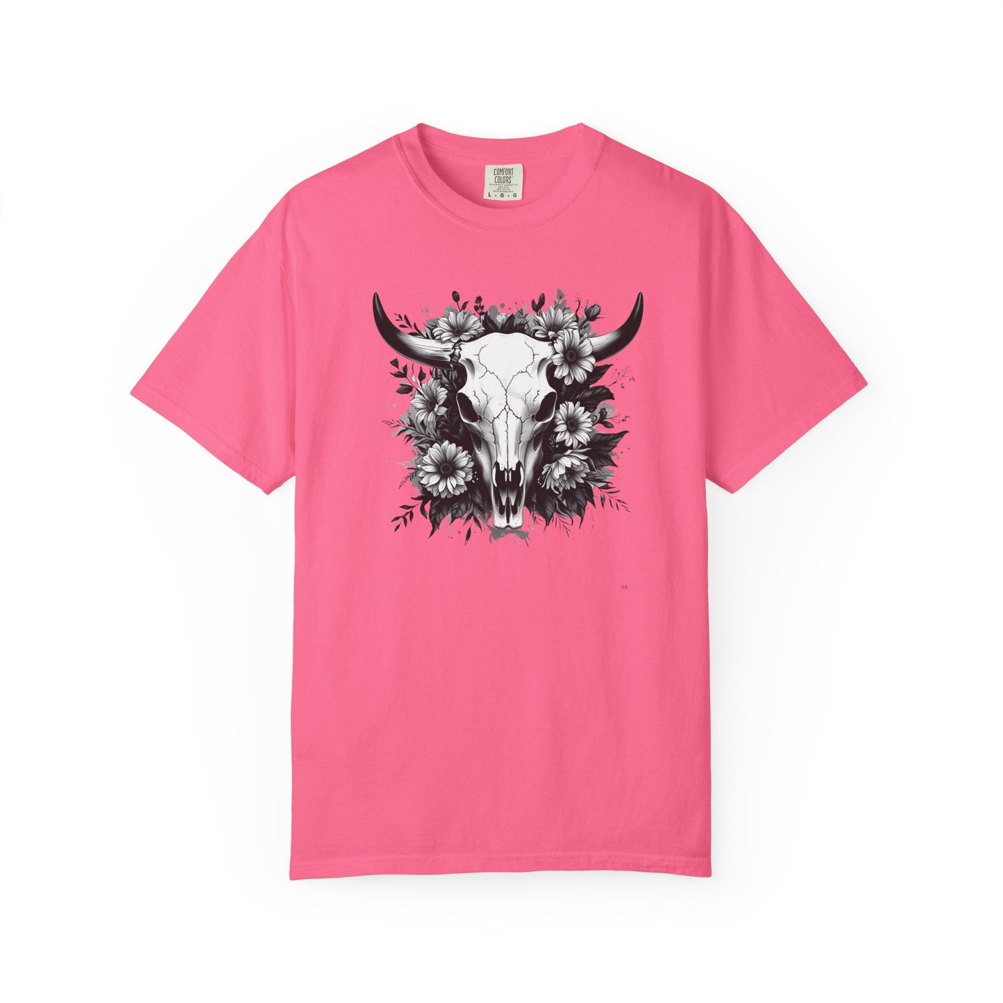 Floral Cow Skull