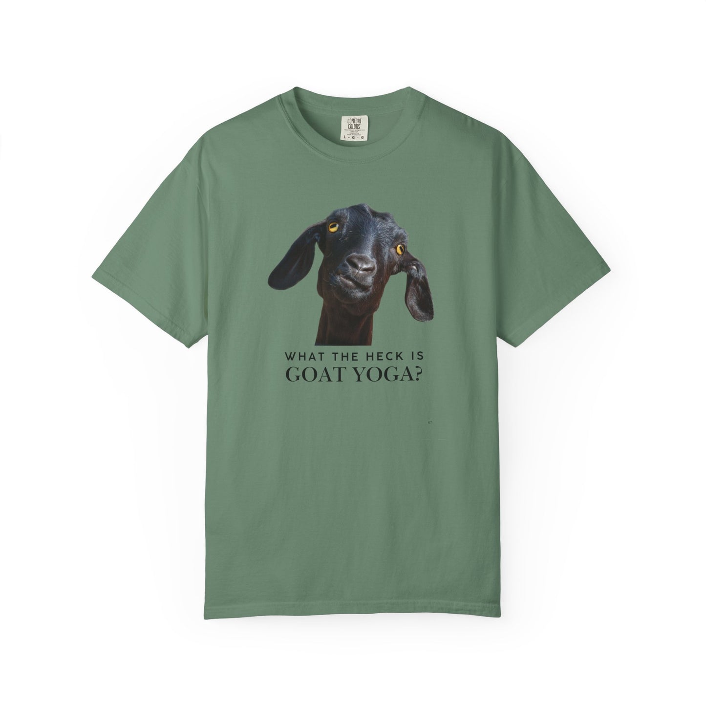 What the Heck Is Goat Yoga? – Funny Goat Lover T-Shirt | Farm & Yoga Humor Tee