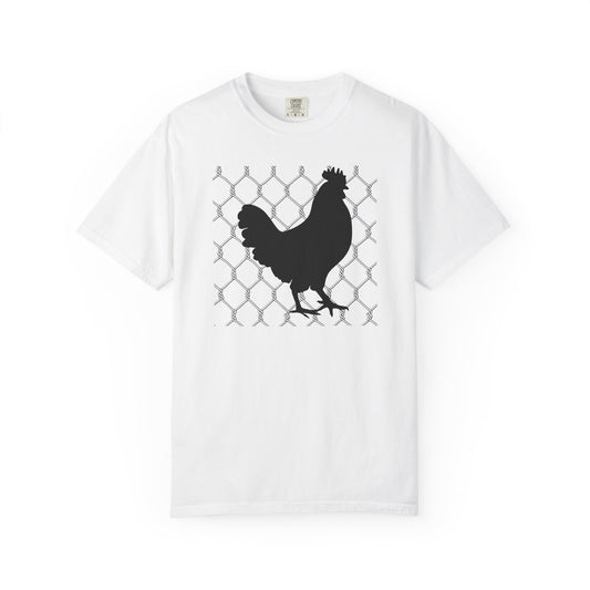Black Rooster Chicken Wire