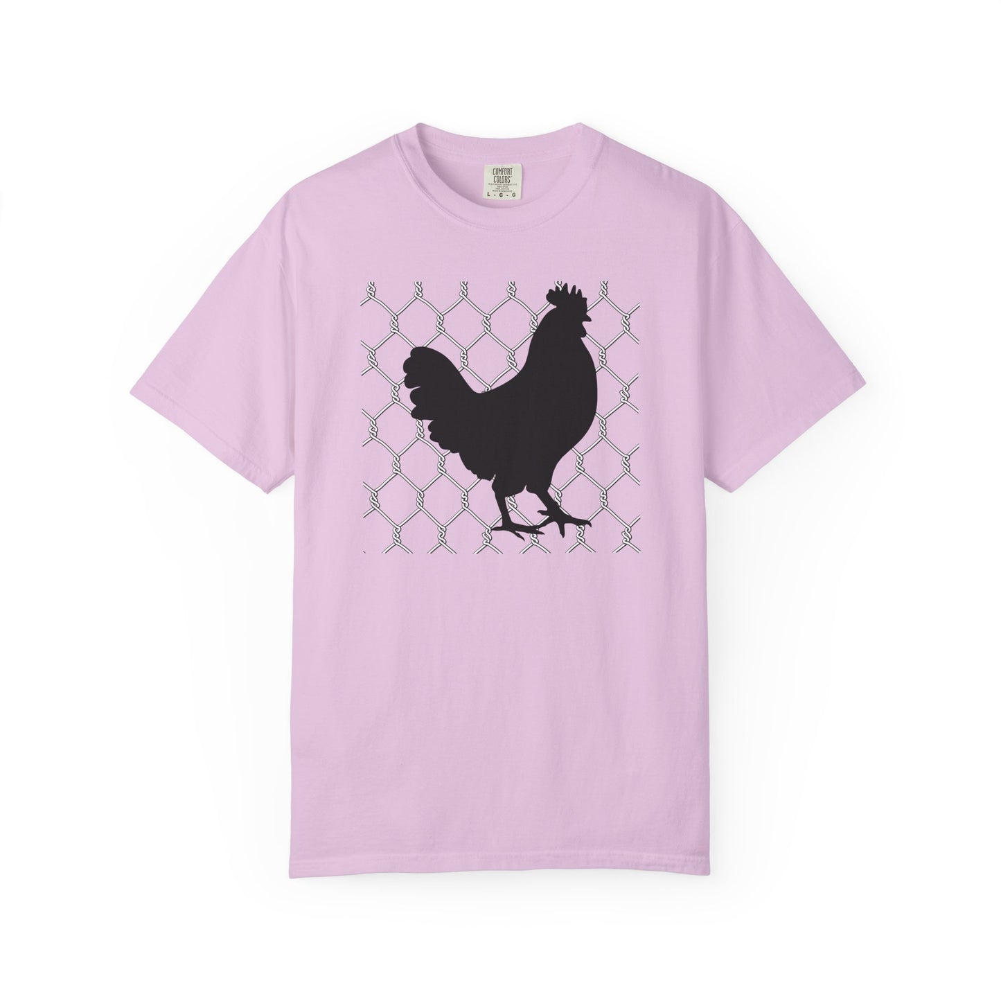 Black Rooster Chicken Wire