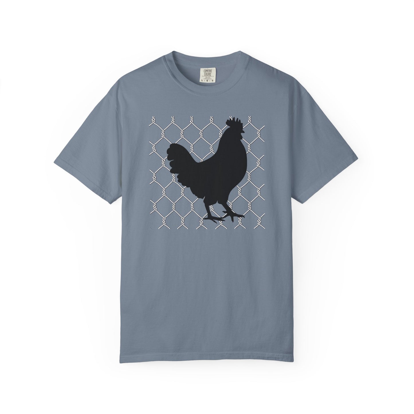 Black Rooster Chicken Wire
