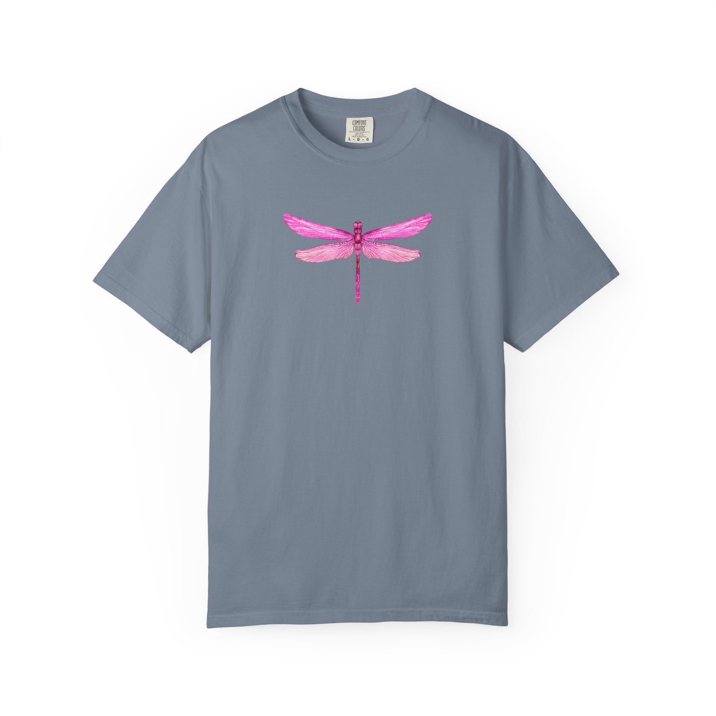 Bright Iridescent Pink Dragonfly