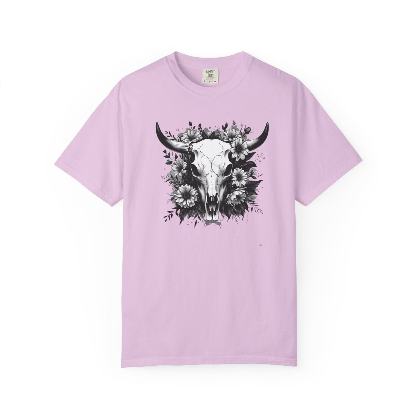 Floral Cow Skull