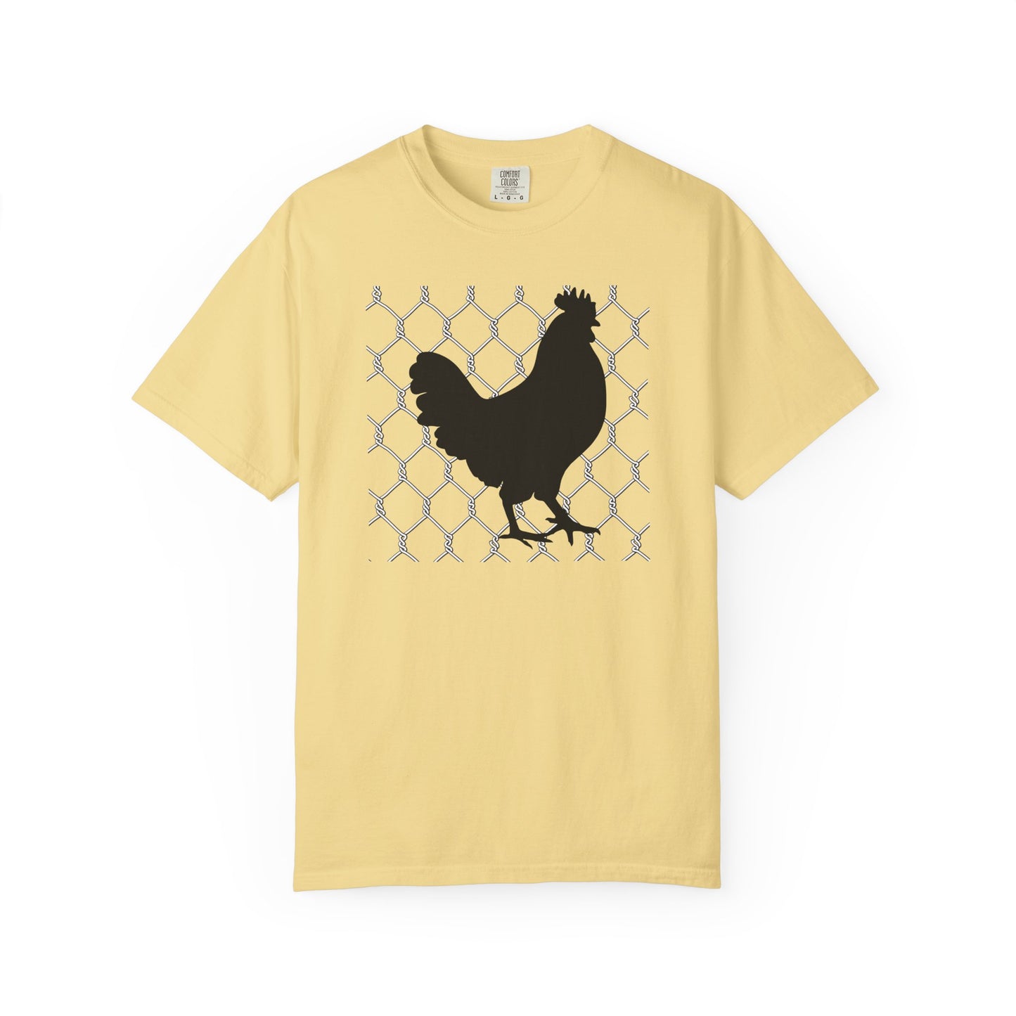 Black Rooster Chicken Wire
