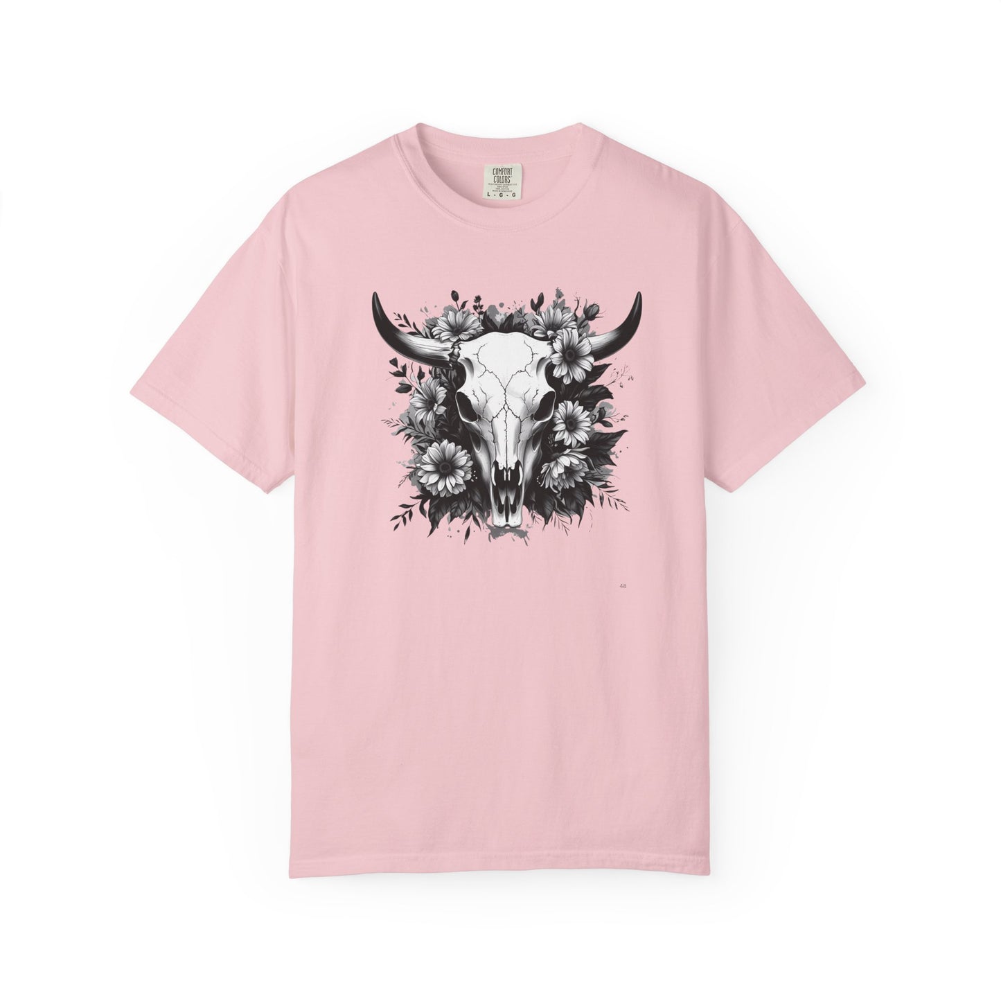 Floral Cow Skull