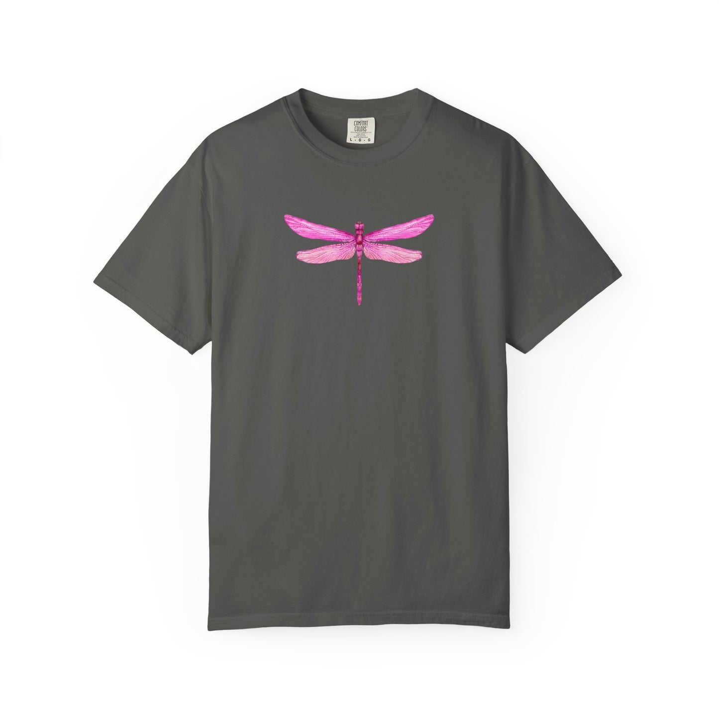 Bright Iridescent Pink Dragonfly