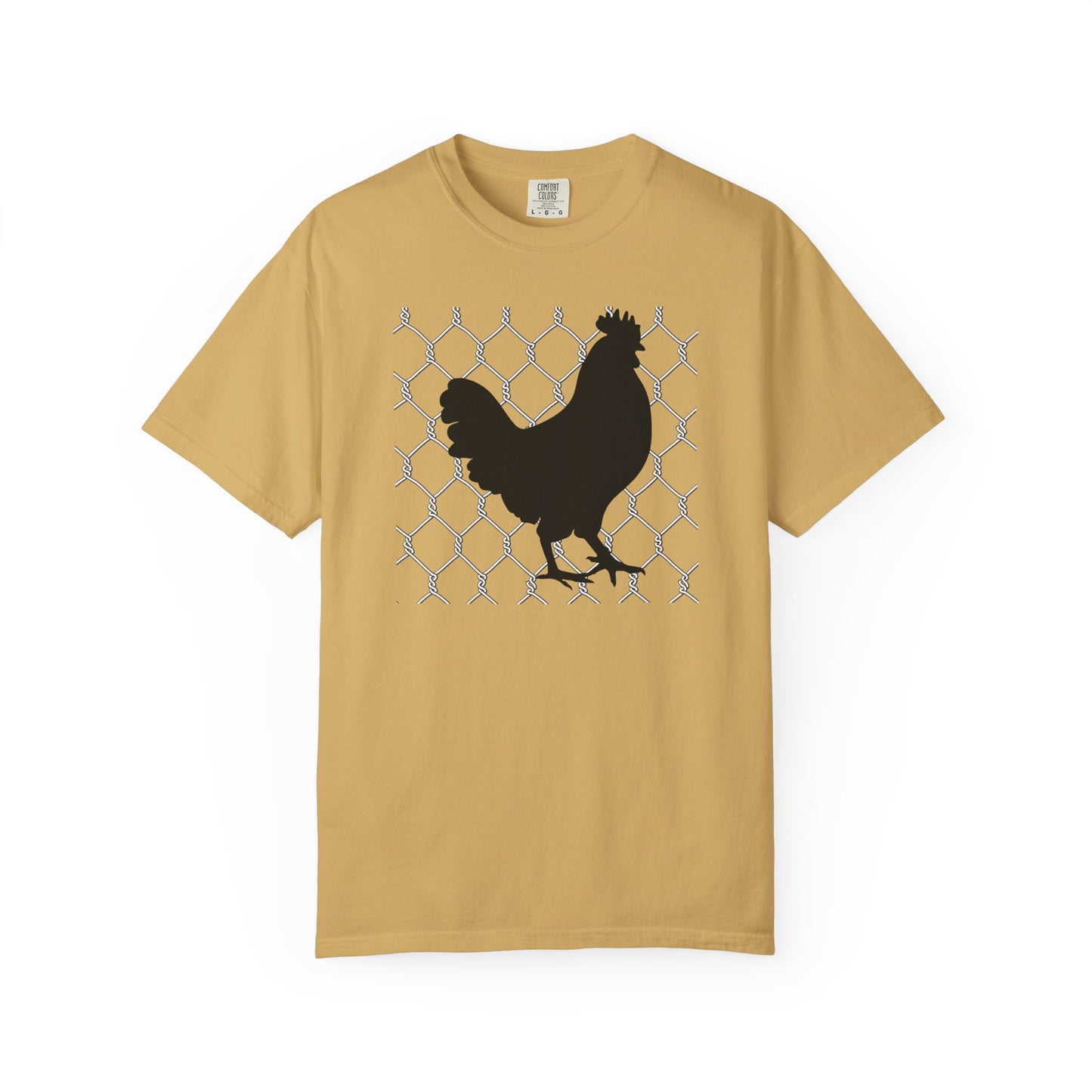 Black Rooster Chicken Wire