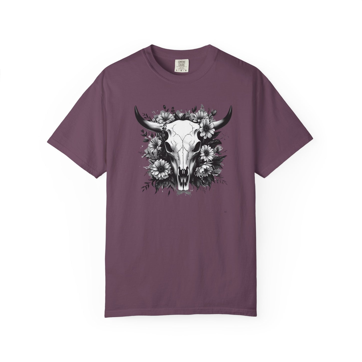 Floral Cow Skull