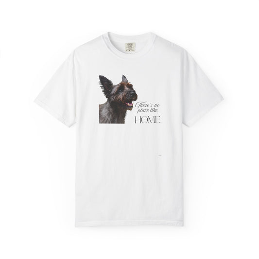 There’s No Place Like Home – Cairn Terrier Dog Lover Graphic T-Shirt, Cairn Lover Tee, Cairn Top