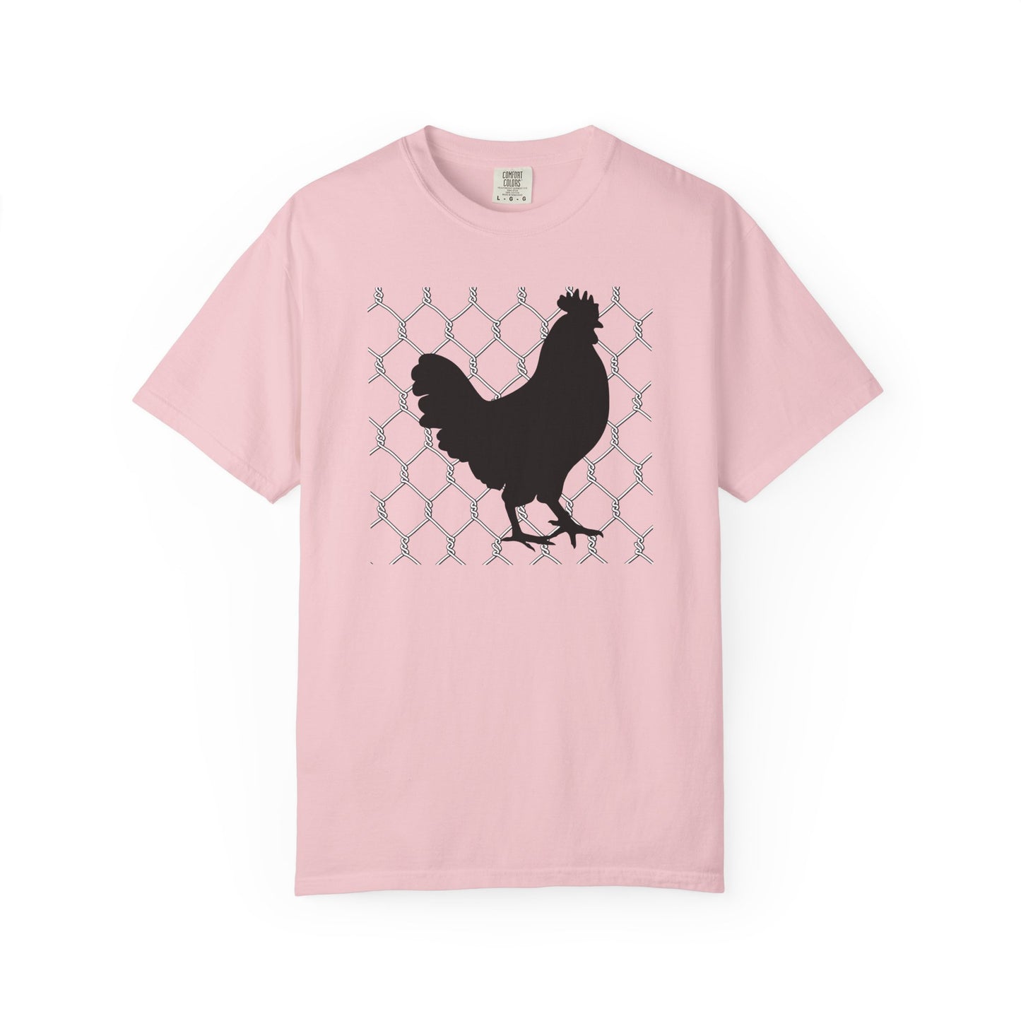 Black Rooster Chicken Wire