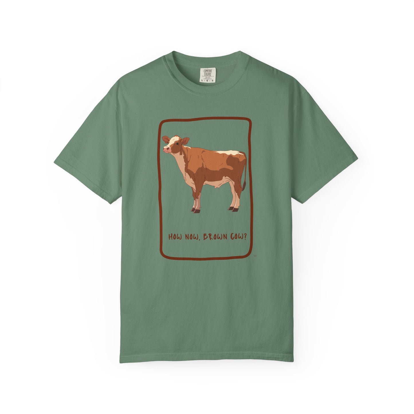 How now brown cow? Tee - Funny Cow Farm Animal Shirt, Classic Barnyard Humor Top