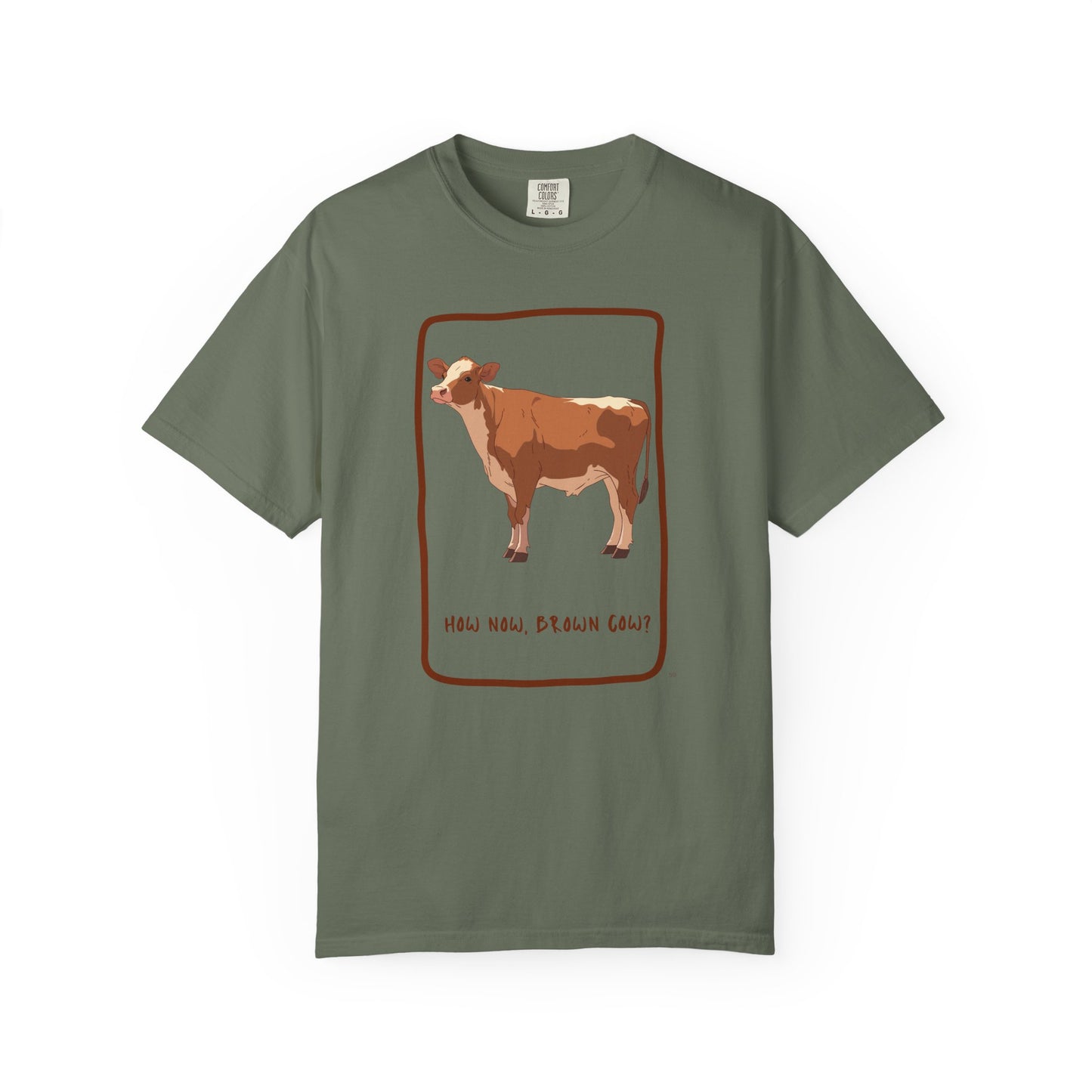 How now brown cow? Tee - Funny Cow Farm Animal Shirt, Classic Barnyard Humor Top