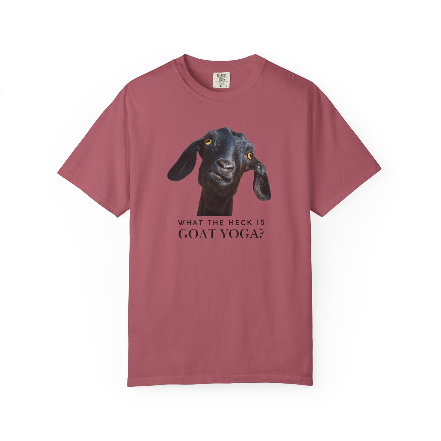 What the Heck Is Goat Yoga? – Funny Goat Lover T-Shirt | Farm & Yoga Humor Tee