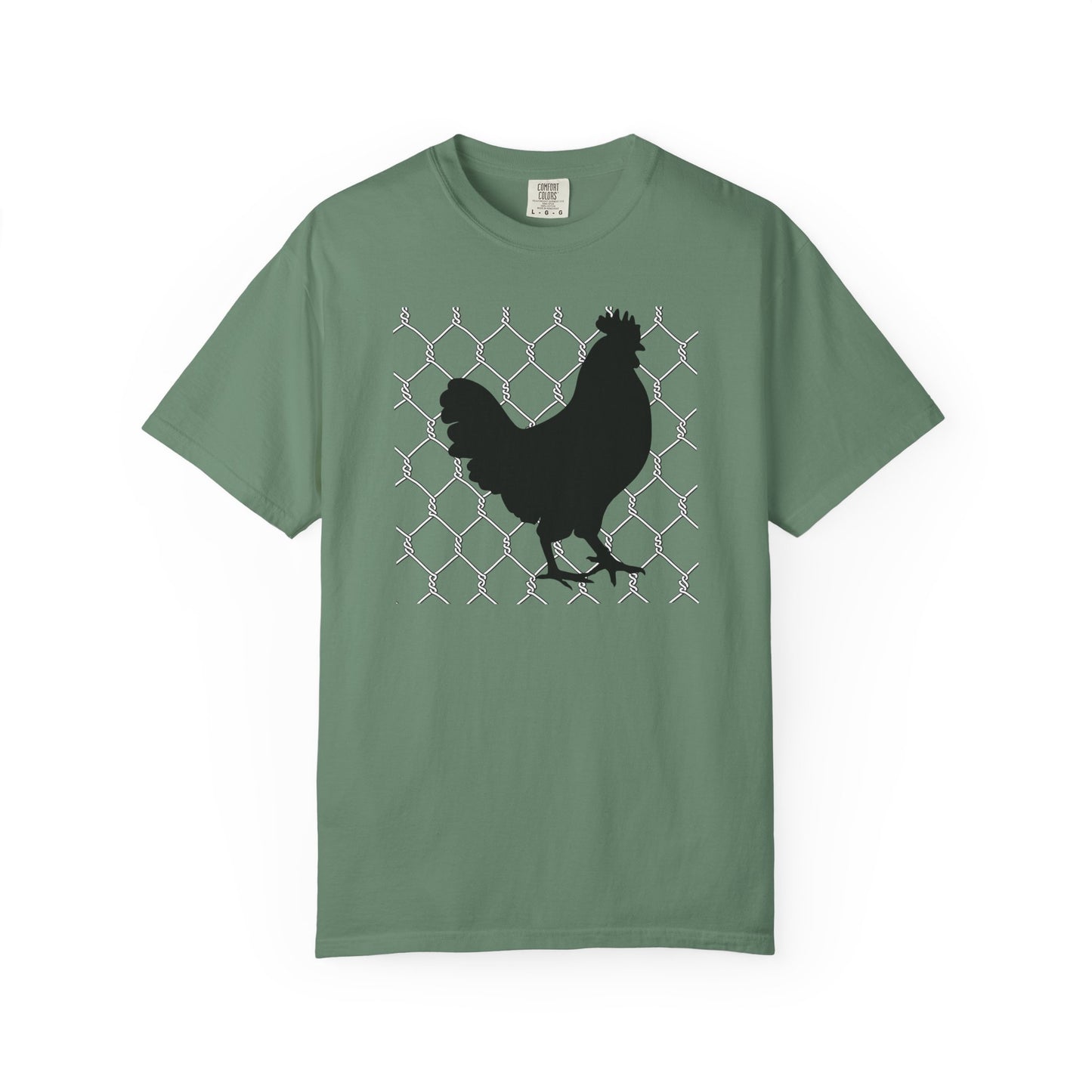 Black Rooster Chicken Wire