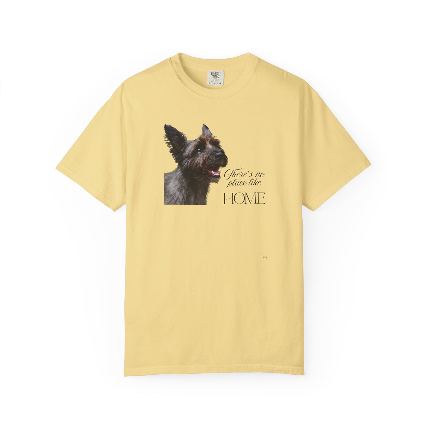 There’s No Place Like Home – Cairn Terrier Dog Lover Graphic T-Shirt, Cairn Lover Tee, Cairn Top