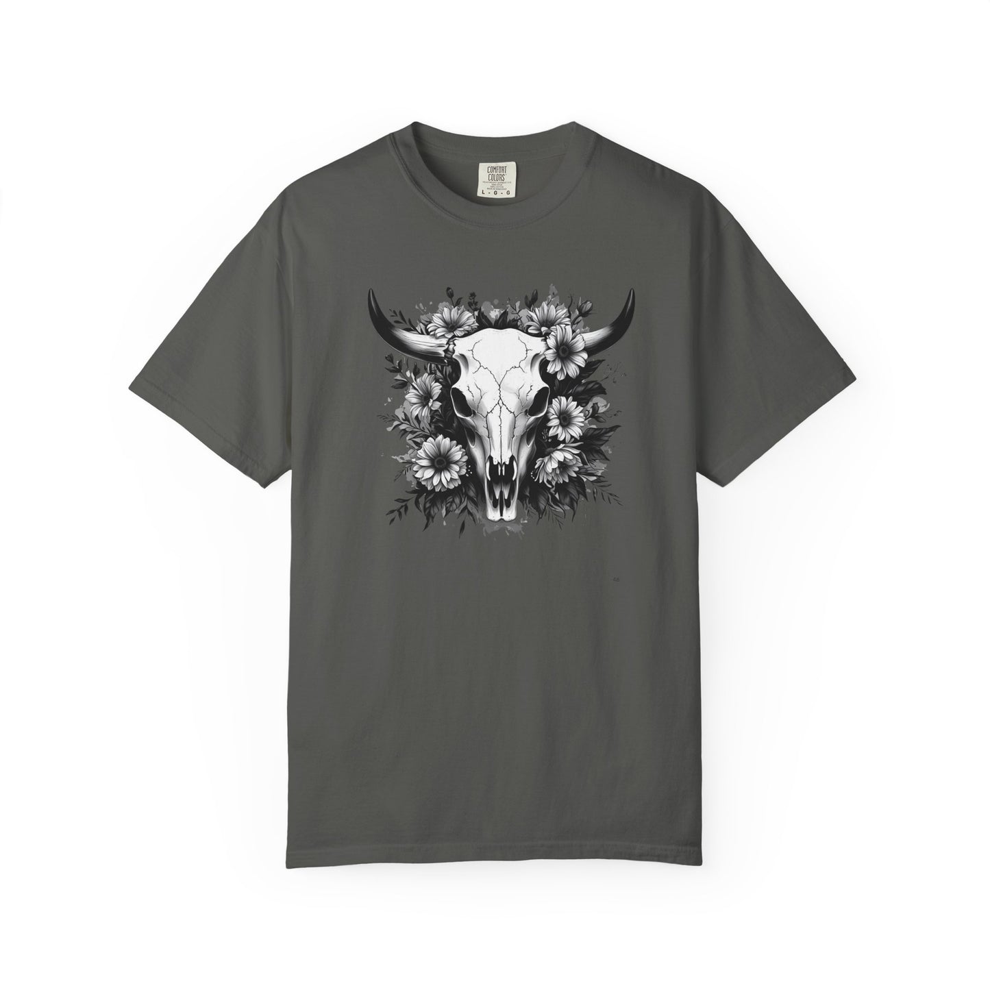 Floral Cow Skull