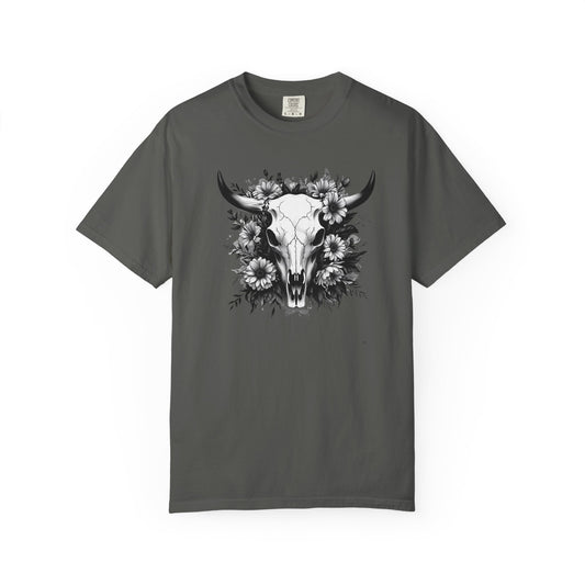 Floral Cow Skull