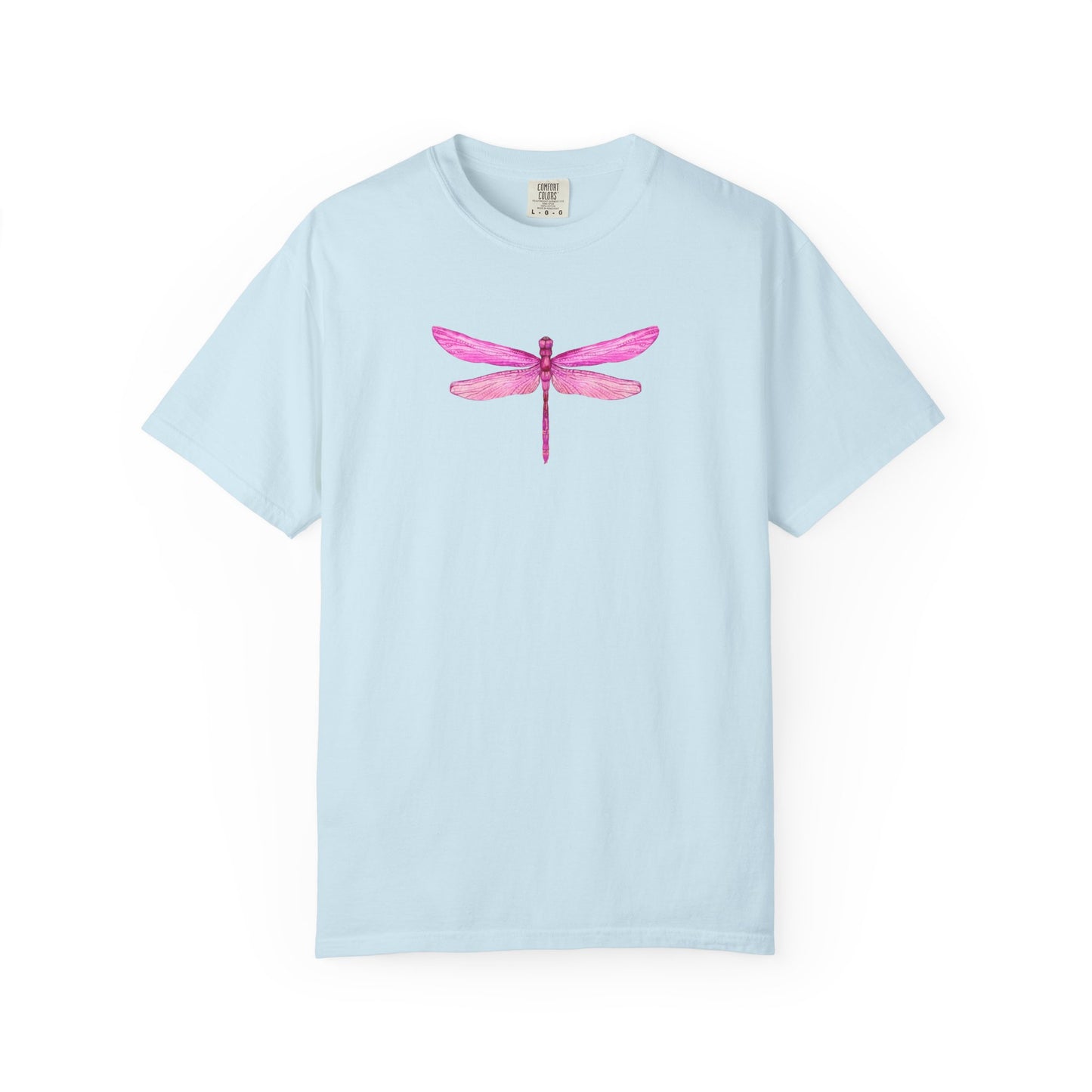 Bright Iridescent Pink Dragonfly