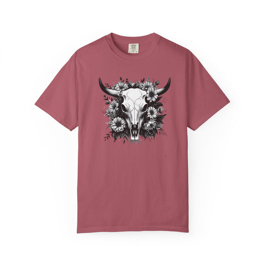 Floral Cow Skull