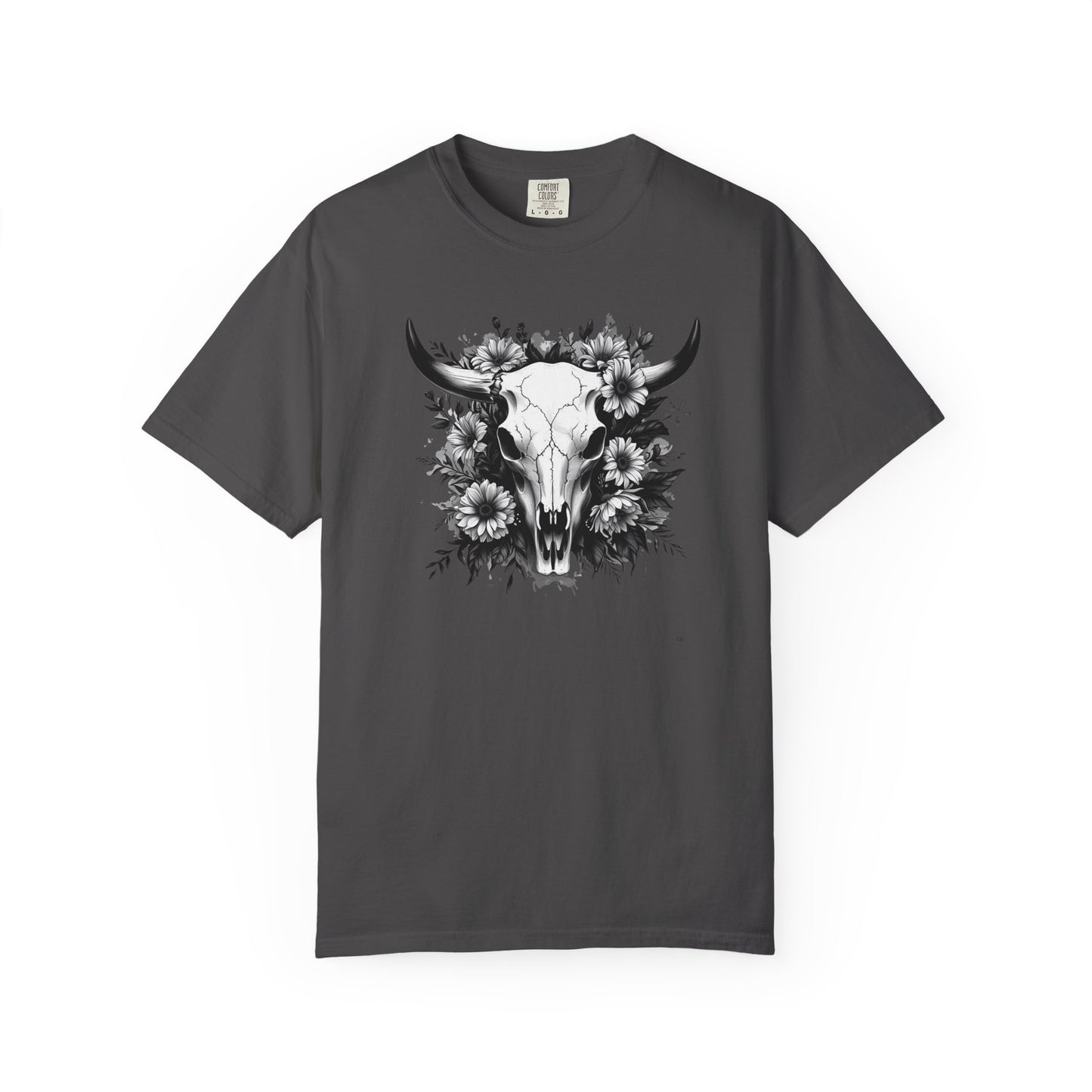 Floral Cow Skull
