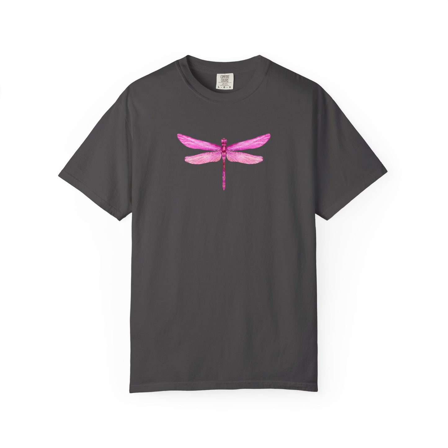 Bright Iridescent Pink Dragonfly