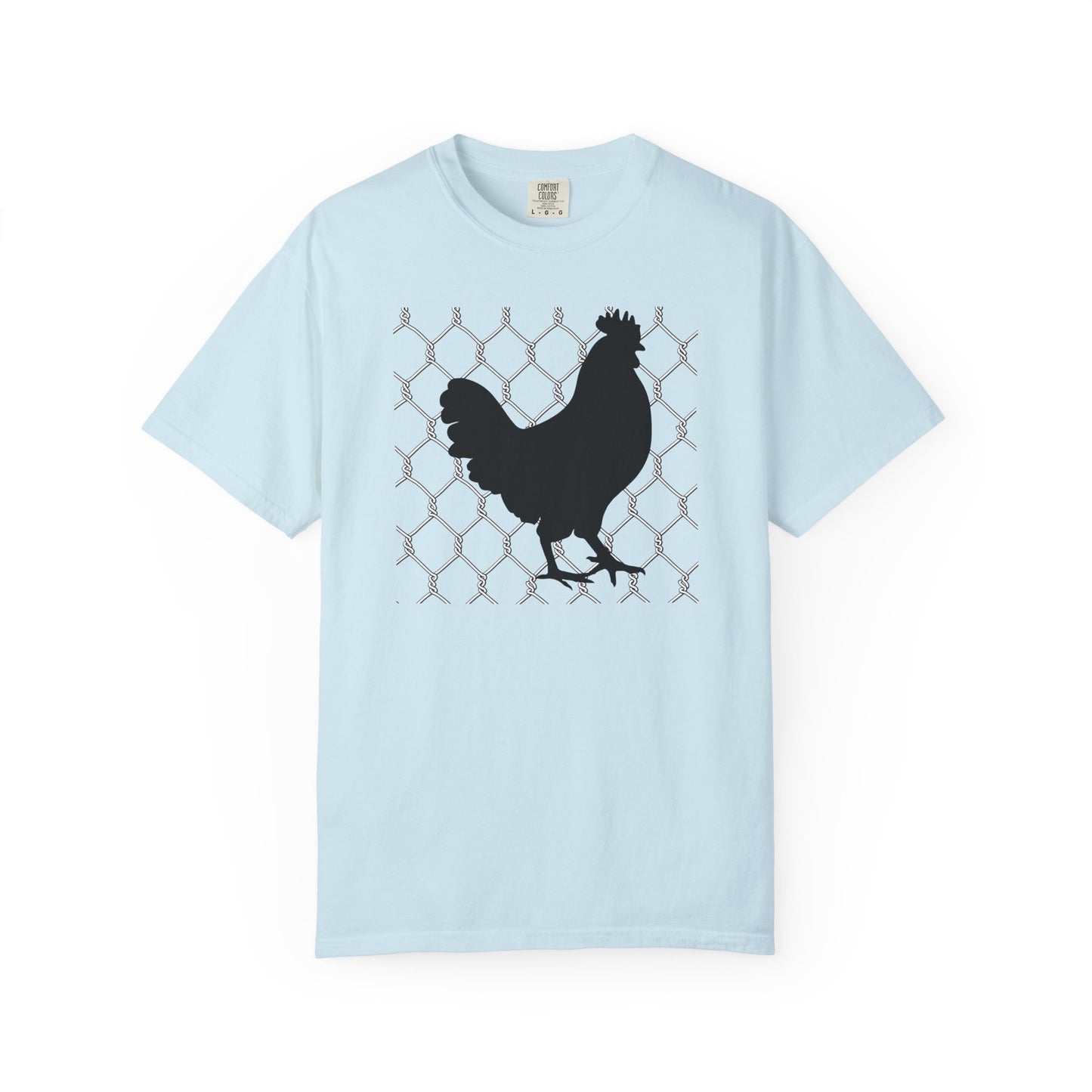 Black Rooster Chicken Wire