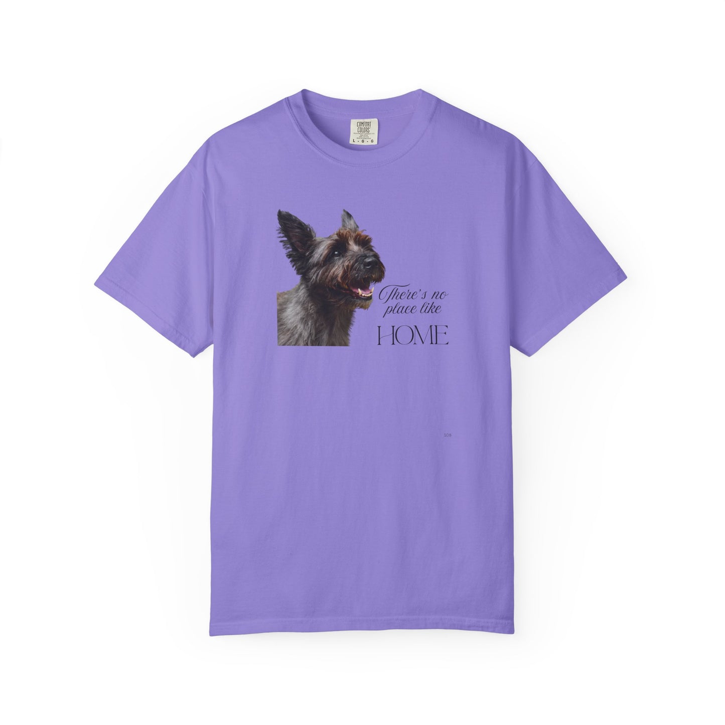 There’s No Place Like Home – Cairn Terrier Dog Lover Graphic T-Shirt, Cairn Lover Tee, Cairn Top