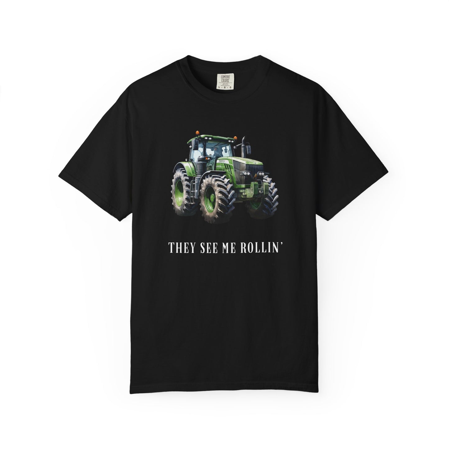 Tractor Graphic Tee - Perfect for Farmers, Country Life, Gifts for Agricultural Enthusiasts, Farm-themed Outfits, Casual Everyday Wear