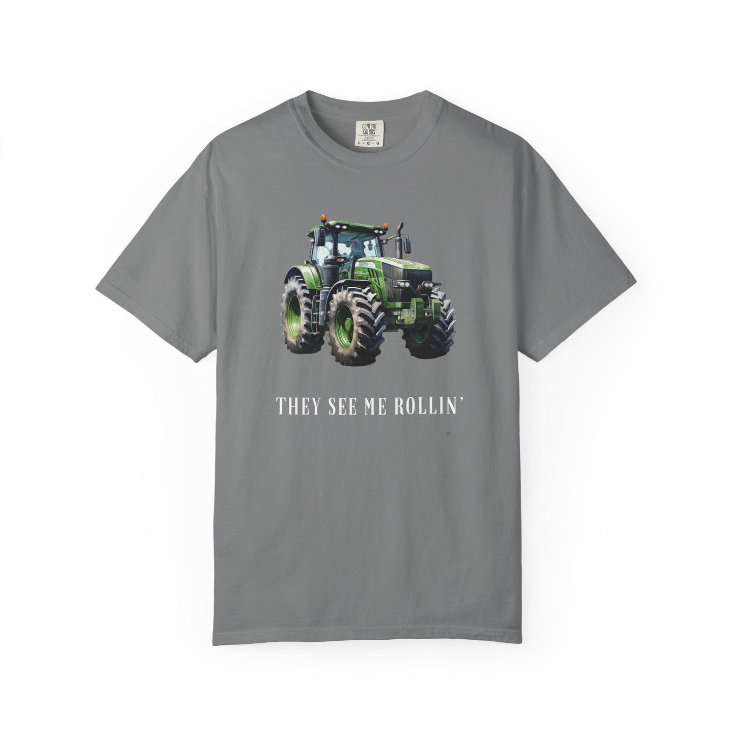 Tractor Graphic Tee - Perfect for Farmers, Country Life, Gifts for Agricultural Enthusiasts, Farm-themed Outfits, Casual Everyday Wear
