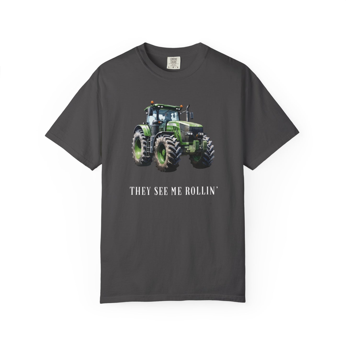 Tractor Graphic Tee - Perfect for Farmers, Country Life, Gifts for Agricultural Enthusiasts, Farm-themed Outfits, Casual Everyday Wear