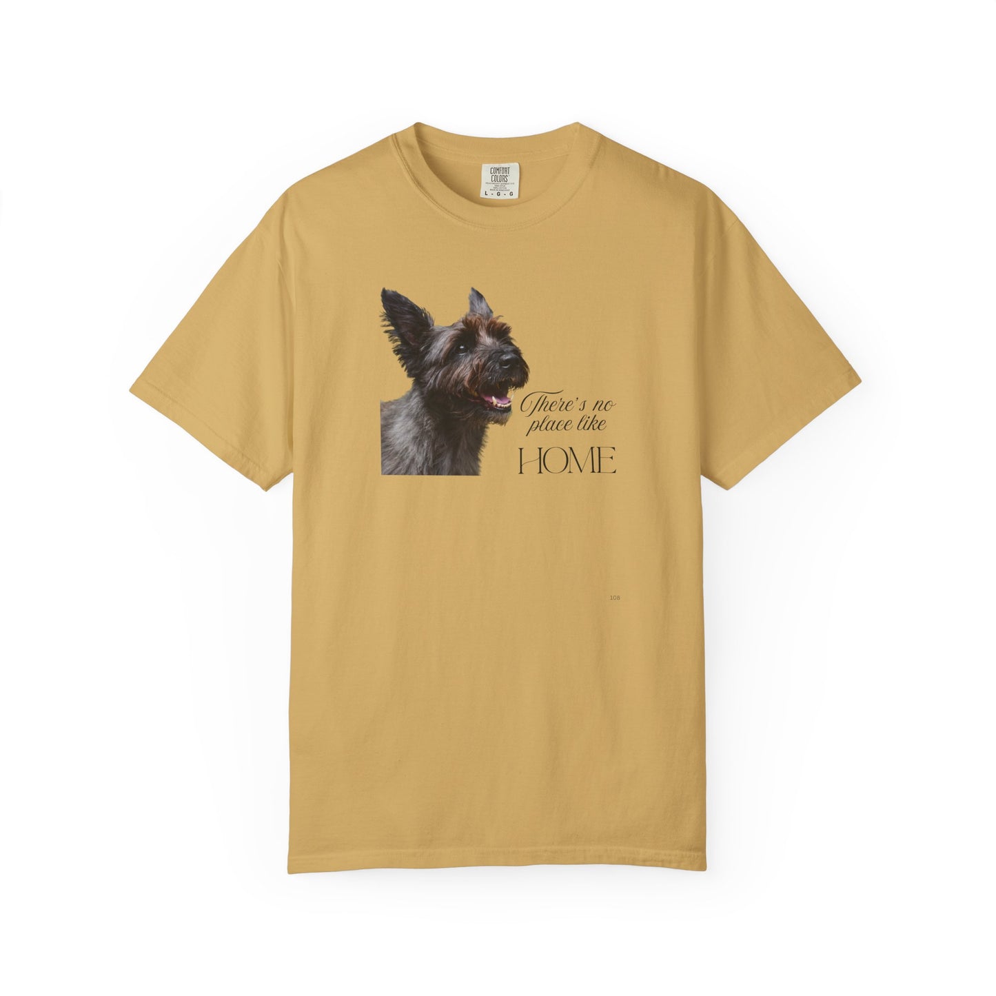 There’s No Place Like Home – Cairn Terrier Dog Lover Graphic T-Shirt, Cairn Lover Tee, Cairn Top